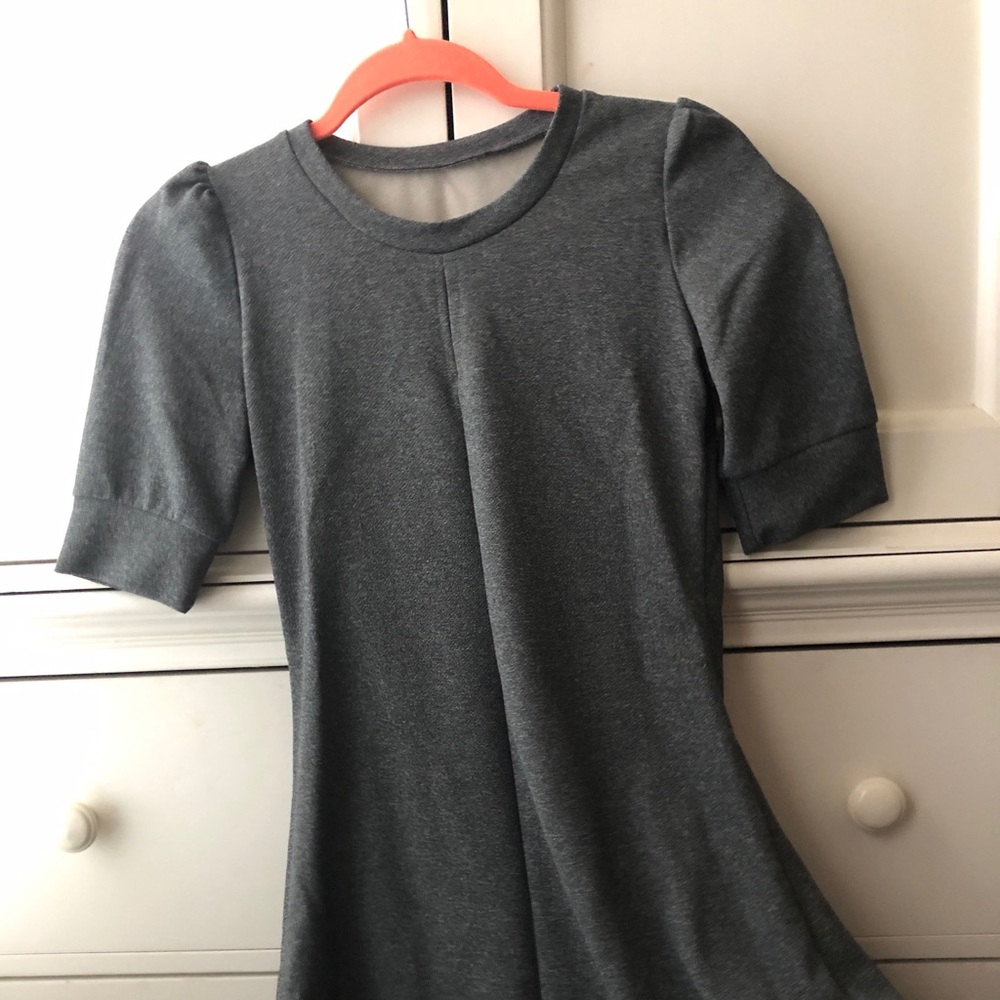 Puff sleeve mini dress